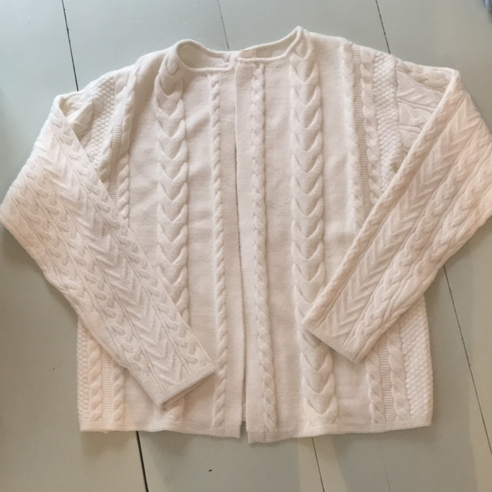 Cyrus Cable Knit Cardigan Sweater